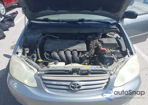 2004 Toyota Corolla Le из США, поврежденный, VIN 1NXBR32E84Z312571